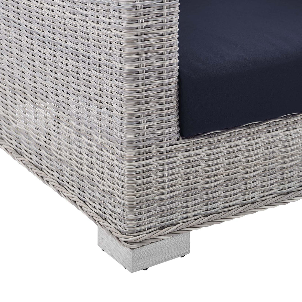Conway Sunbrella¨ Outdoor Patio Wicker Rattan Loveseat by Modway