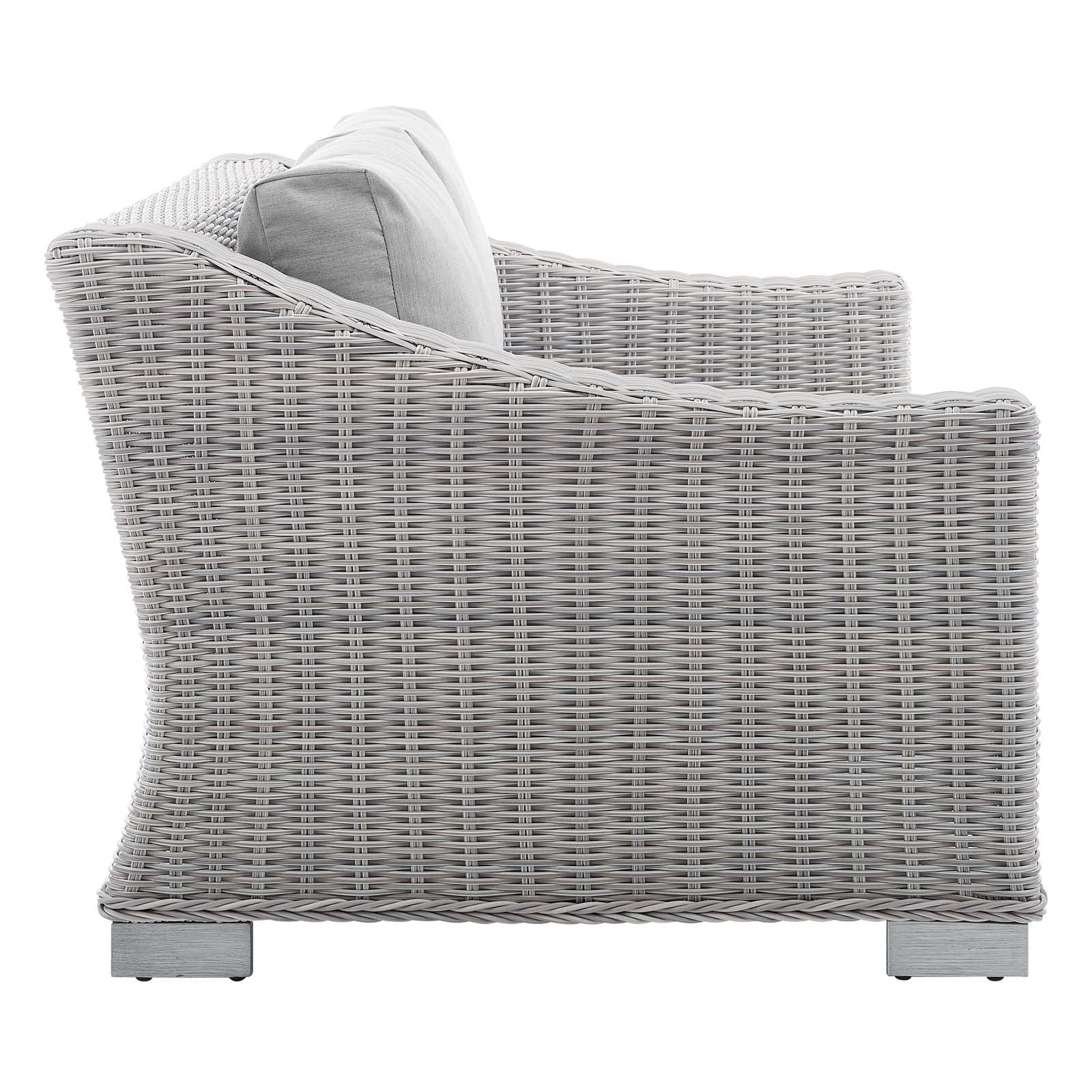 Conway Sunbrella¨ Outdoor Patio Wicker Rattan Loveseat by Modway