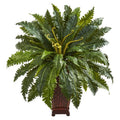 Marginatum Artificial Plant in Decorative Planter