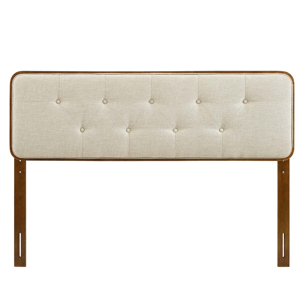 Collins Tufted Fabric and Wood Twin Headboard by Modway