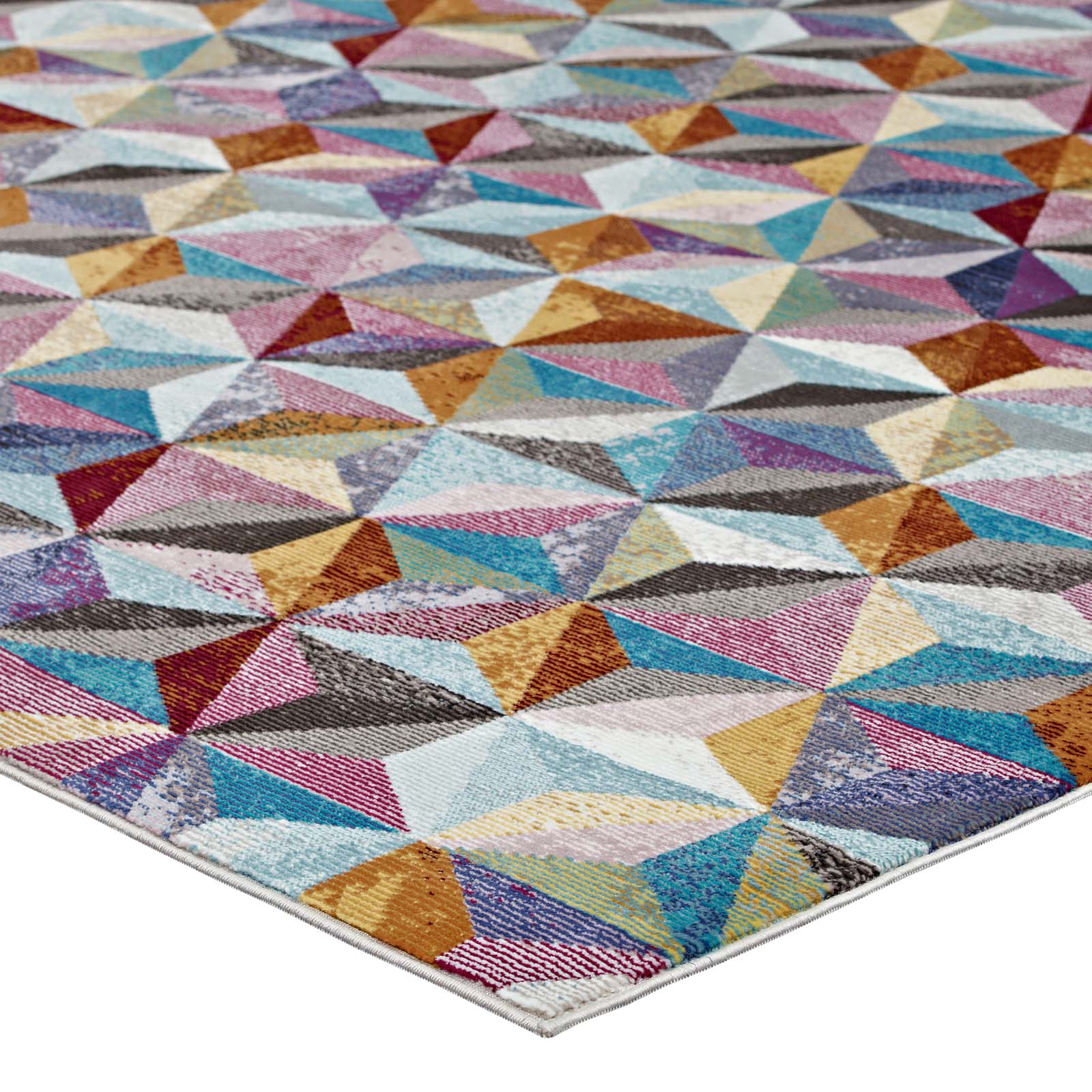 Arisa Geometric Hexagon Mosaic 8x10 Area Rug by Modway