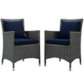 Sojourn 2 Piece Outdoor Patio Sunbrella¨ Dining Set by Modway