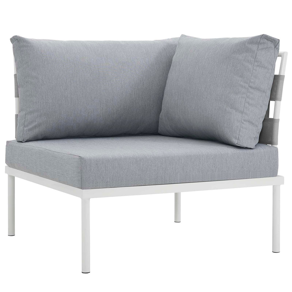 Harmony 5Piece Outdoor Patio Aluminum Sectional Sofa Set by Modway