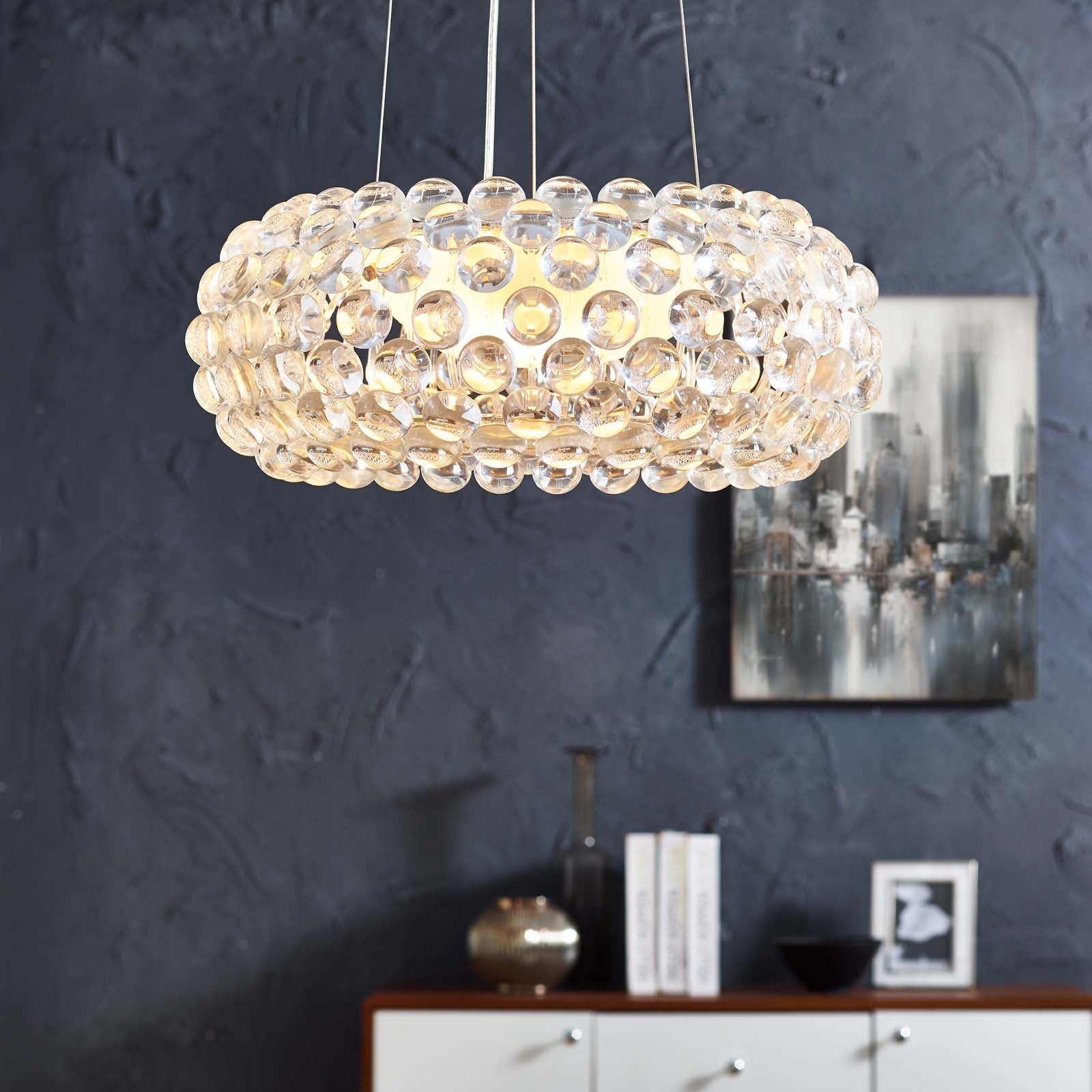 Halo 20" Pendant Chandelier by Modway