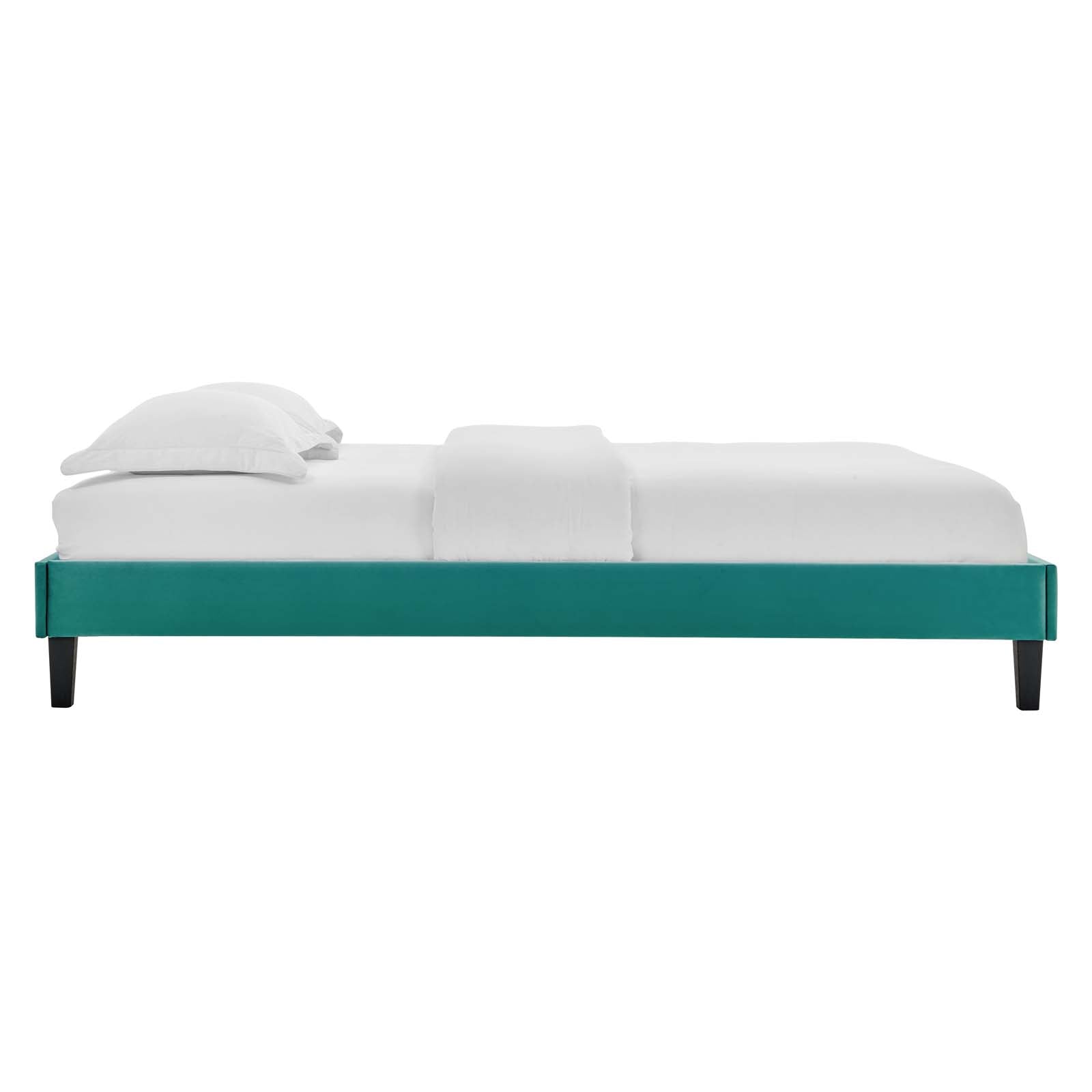 Reign Performance Velvet Full Platform Bed Frame by Modway