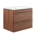 Render 24" Wall-Mount Bathroom Vanity by Modway