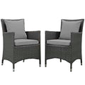 Sojourn 2 Piece Outdoor Patio Sunbrella¨ Dining Set by Modway