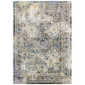 Success Jacinda Distressed Vintage Floral Vintage Medallion 5x8 Area Rug by Modway