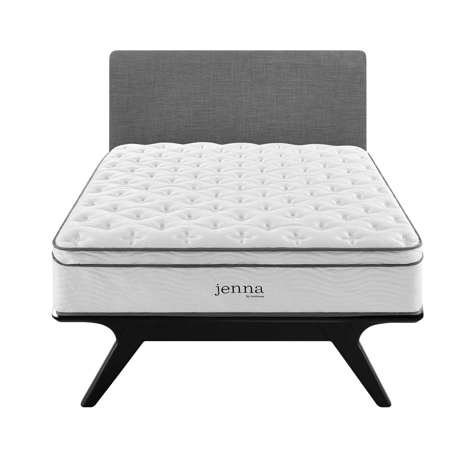 Jenna 14" Innerspring and Foam King Mattress by Modway