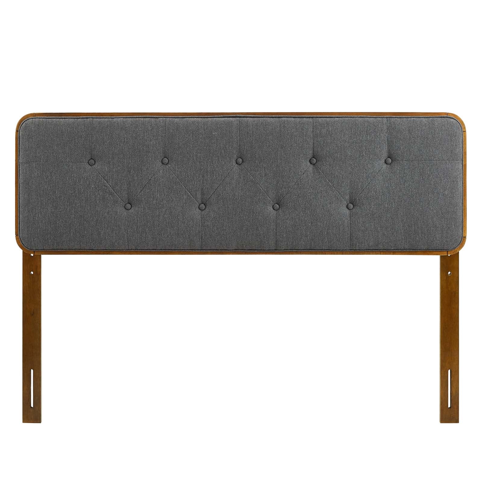Collins Tufted Fabric and Wood Queen Headboard by Modway