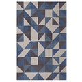 Kahula Geometric Triangle Mosaic 5x8 Area Rug by Modway