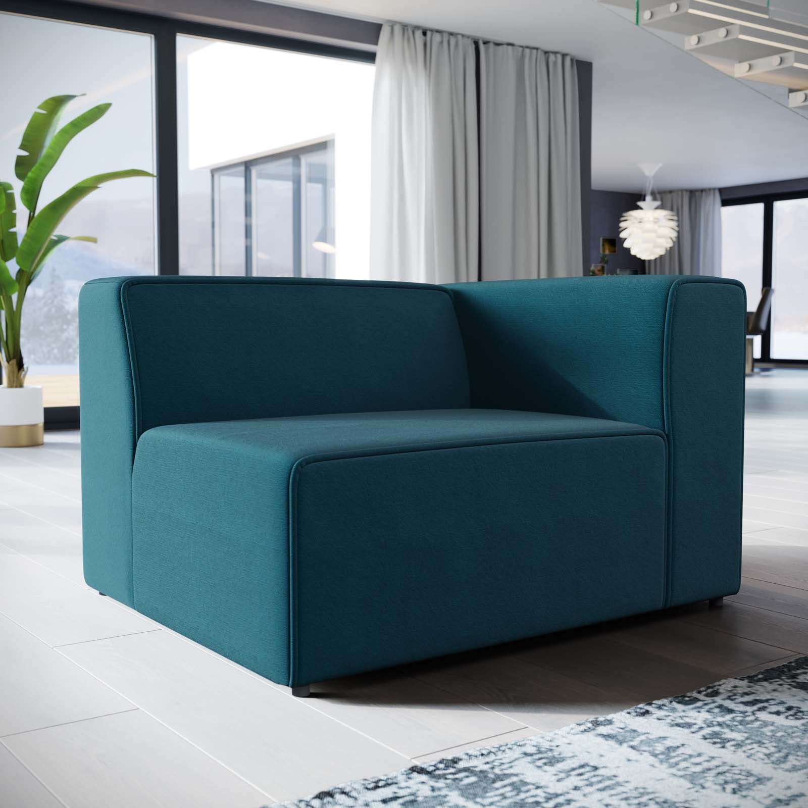 Mingle Fabric Right-Facing Sofa by Modway