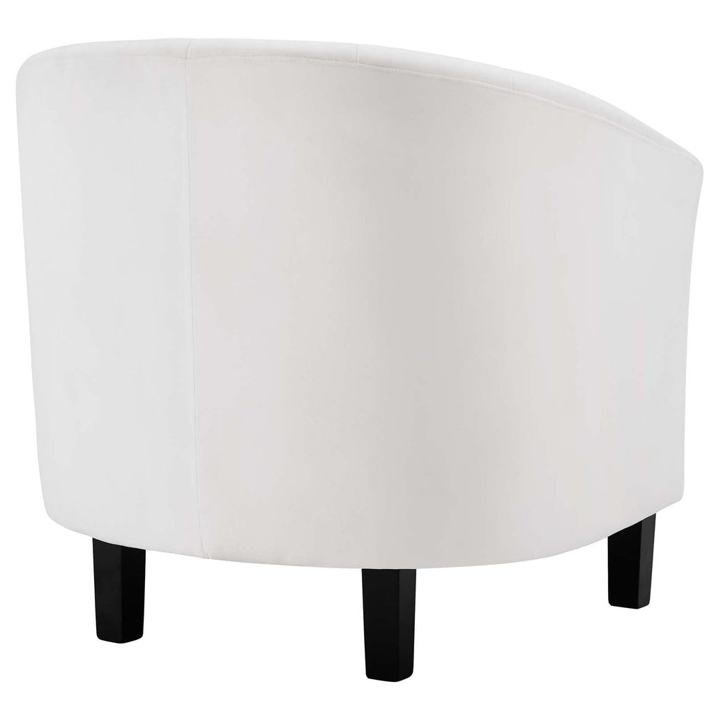 Prospect Channel Tufted Performance Velvet Armchair Set of 2 by Modway