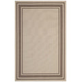Rim Solid Border Indoor and Outdoor 5x8 Area Rug by Modway