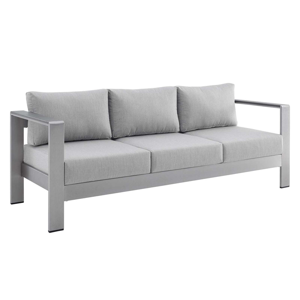 Shore Sunbrella¨ Fabric Aluminum Outdoor Patio Sofa by Modway