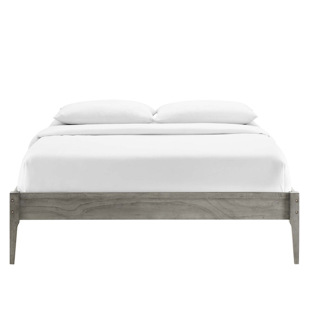 June Wood Full Platform Bed Frame by Modway