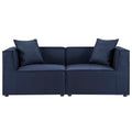Saybrook 2-Piece Outdoor Patio Upholstered Sectional Sofa Loveseat by Modway