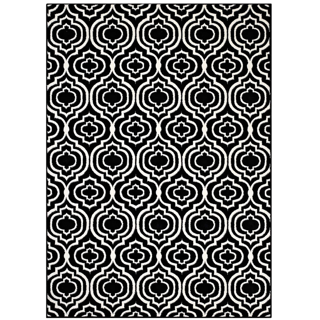 Frame Transitional Moroccan Trellis 8x10 Area Rug by Modway
