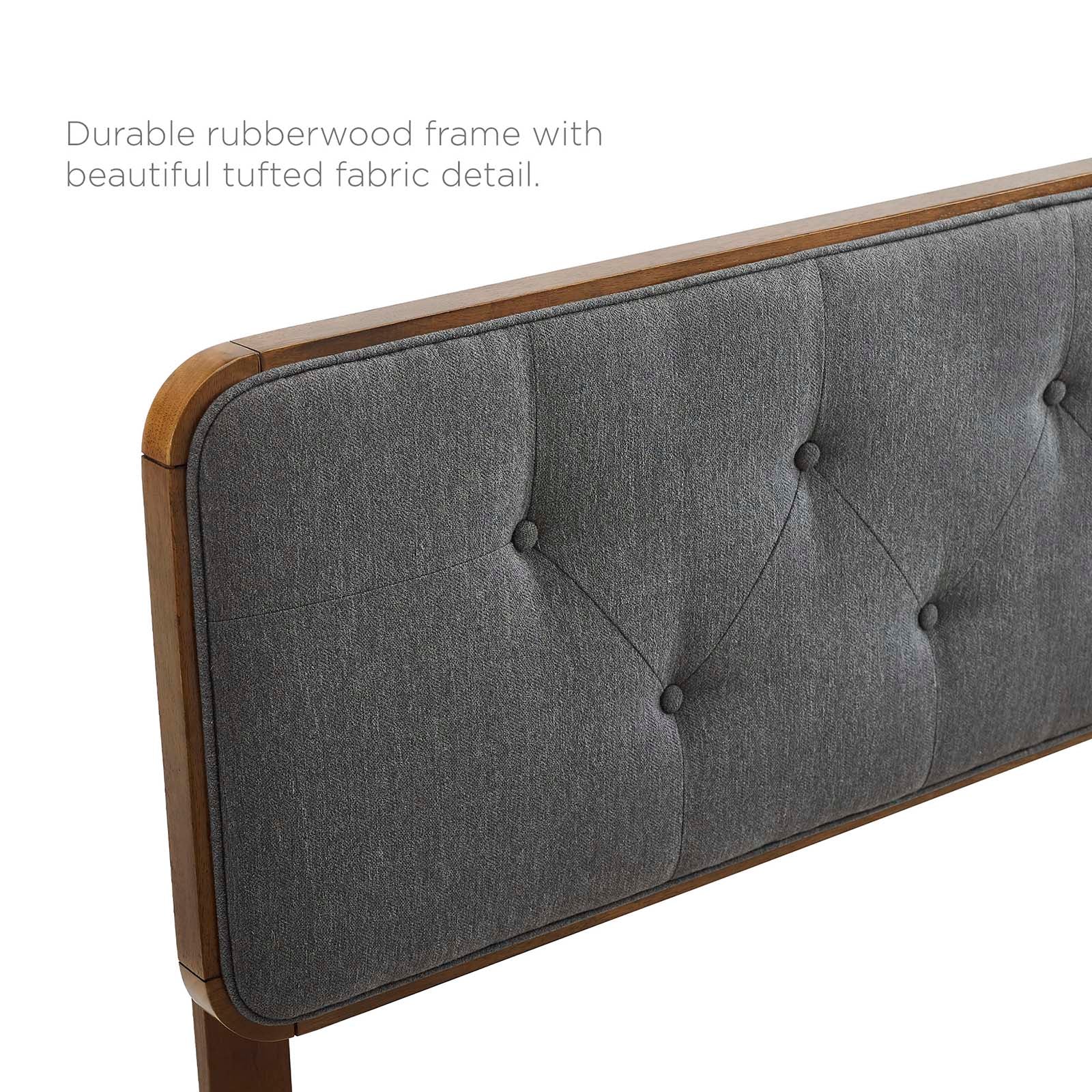Collins Tufted Fabric and Wood Queen Headboard by Modway