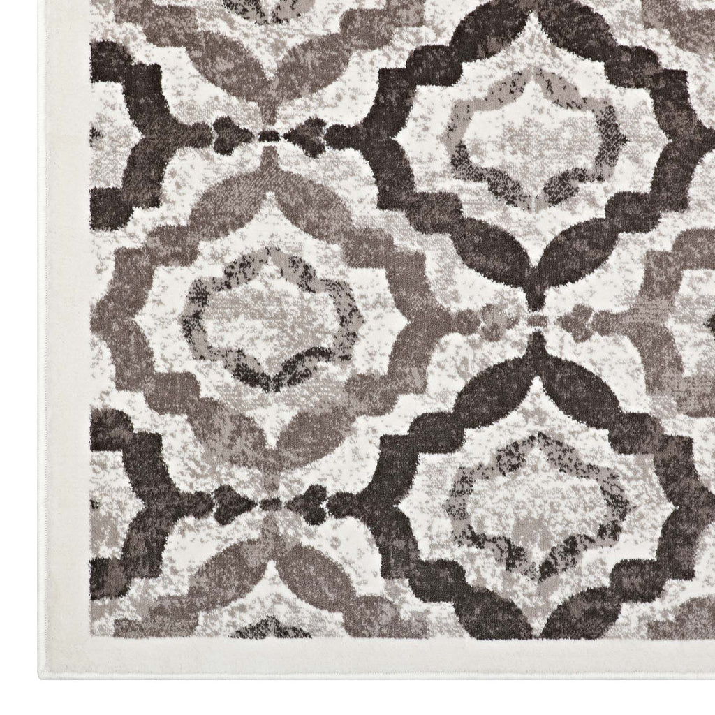 Kalinda Rustic Vintage Moroccan Trellis 8x10 Area Rug by Modway