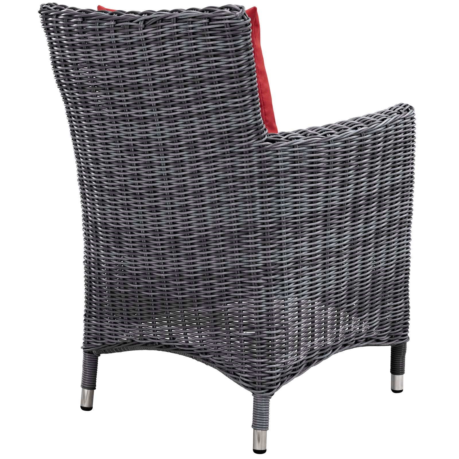 Summon 4 Piece Outdoor Patio Sunbrella¨ Dining Set by Modway