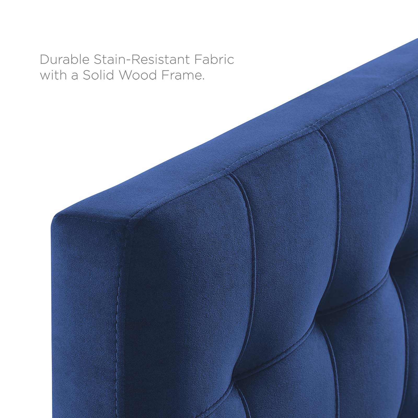 Lily Biscuit Tufted Performance Velvet Twin Headboard by Modway