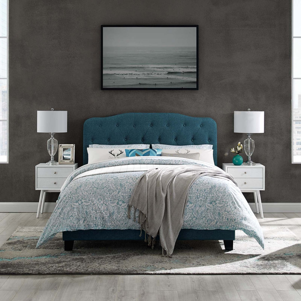 Amelia Upholstered Fabric Full Bed by Modway