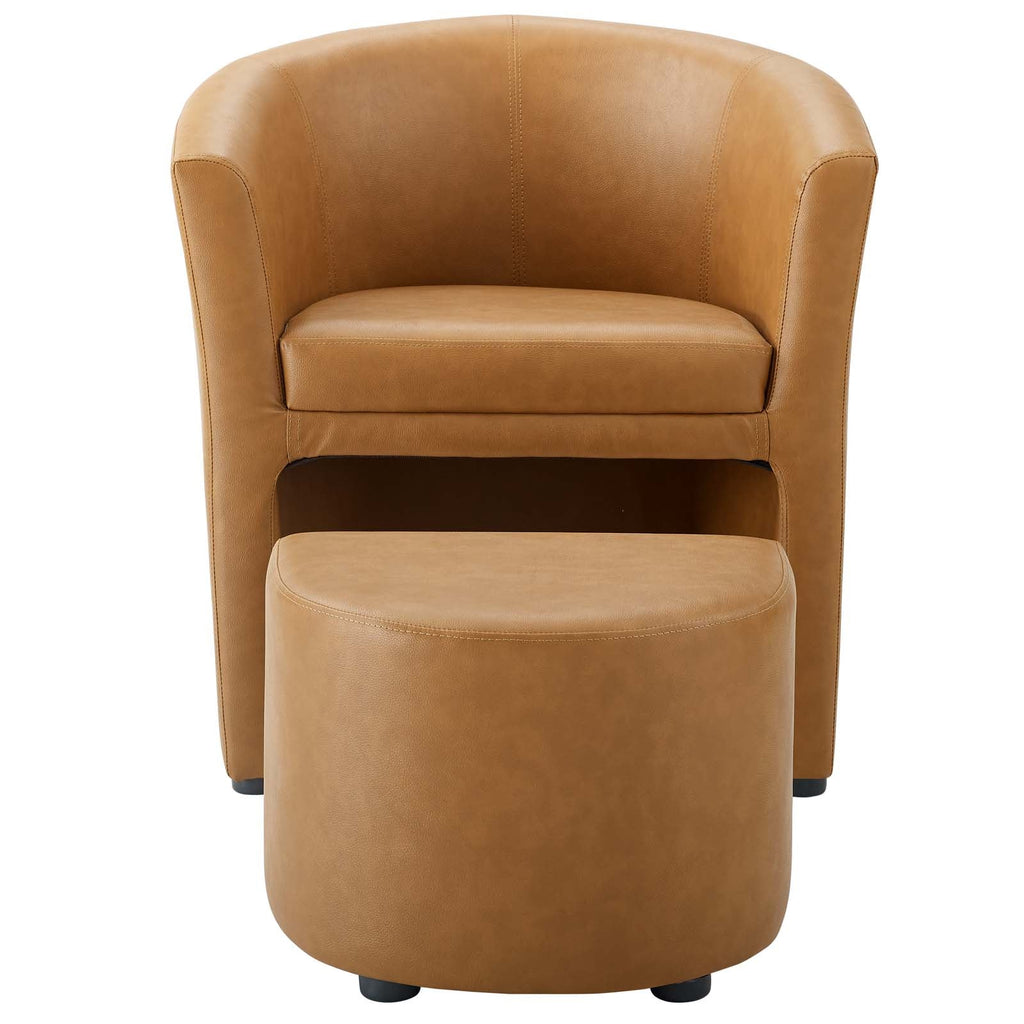 Divulge Armchair and Ottoman by Modway