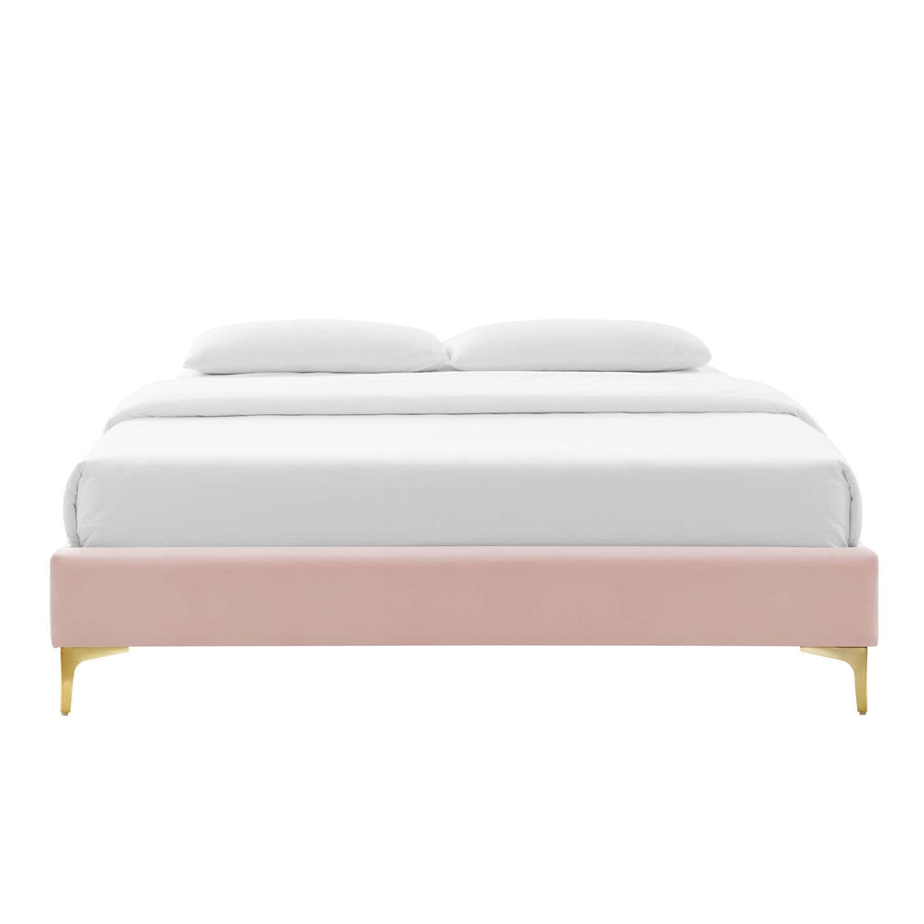 Sutton Performance Velvet King Bed Frame by Modway