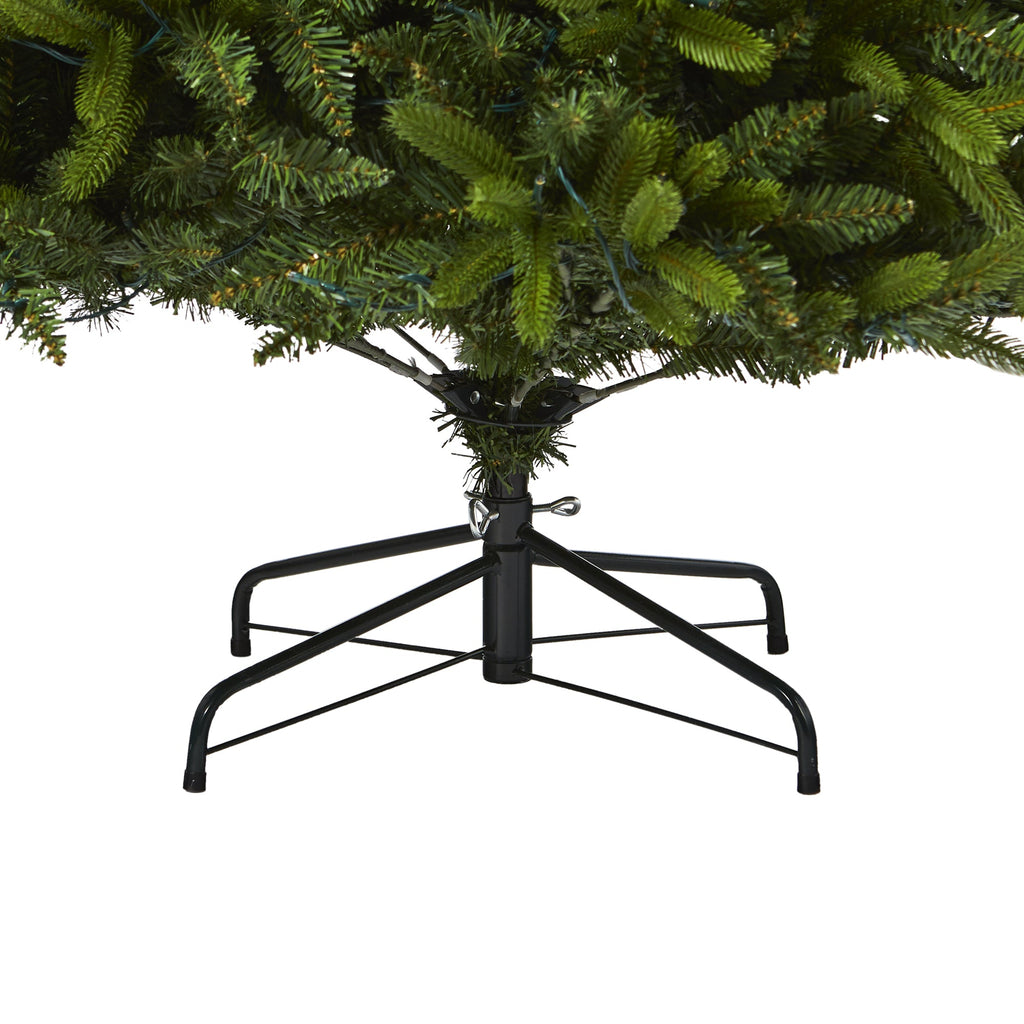 7' Sun Valley Fir Artificial Christmas Tree with 450 LED Lights