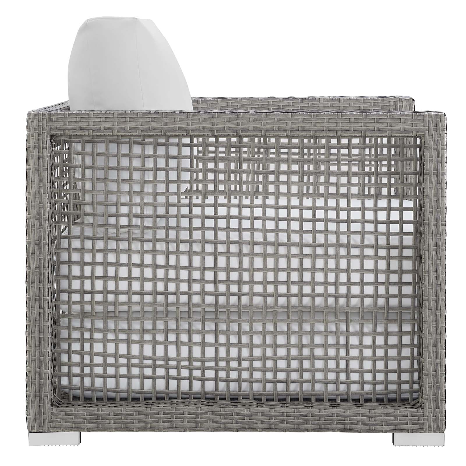 Aura 4 Piece Outdoor Patio Wicker Rattan Set by Modway