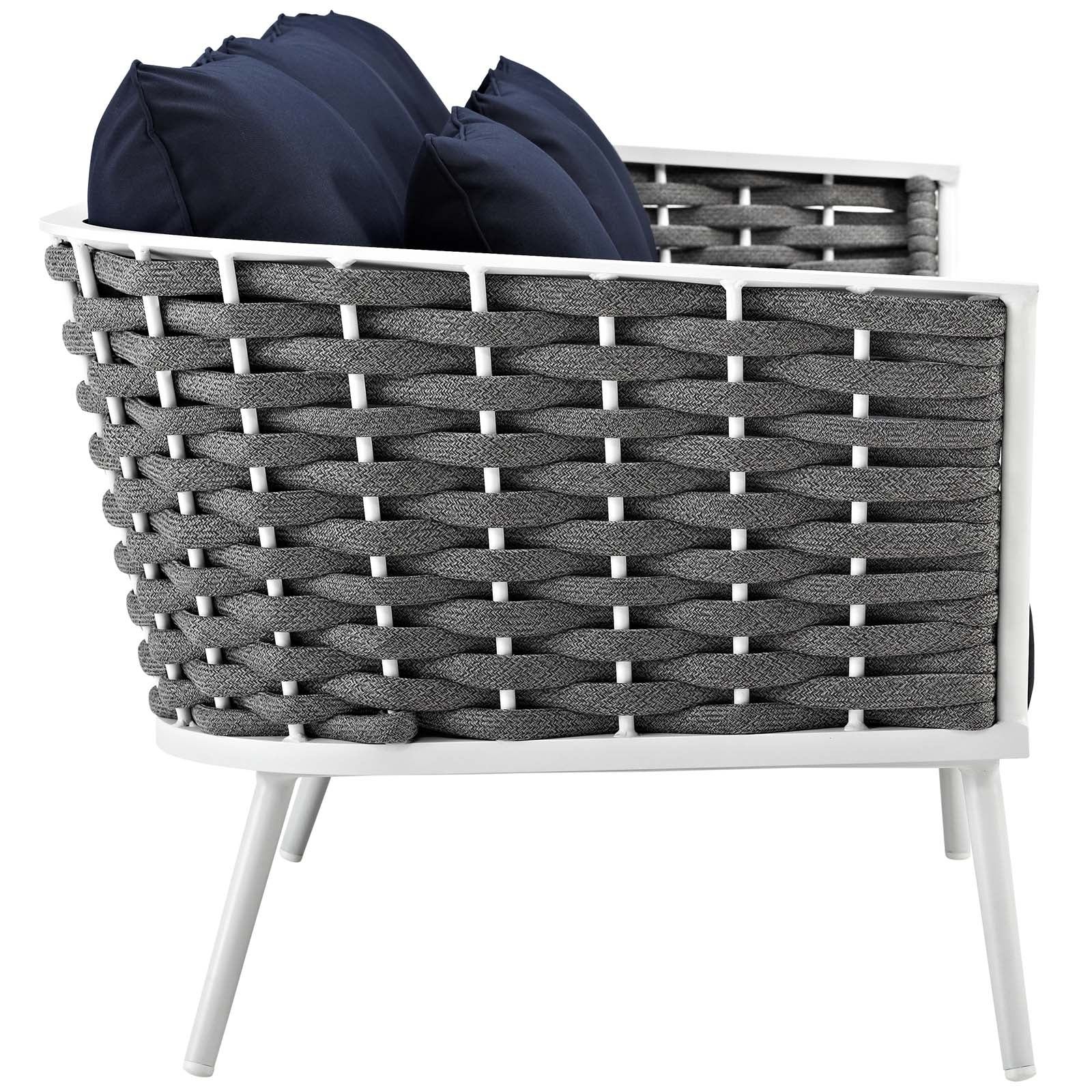 Stance Outdoor Patio Aluminum Sofa by Modway