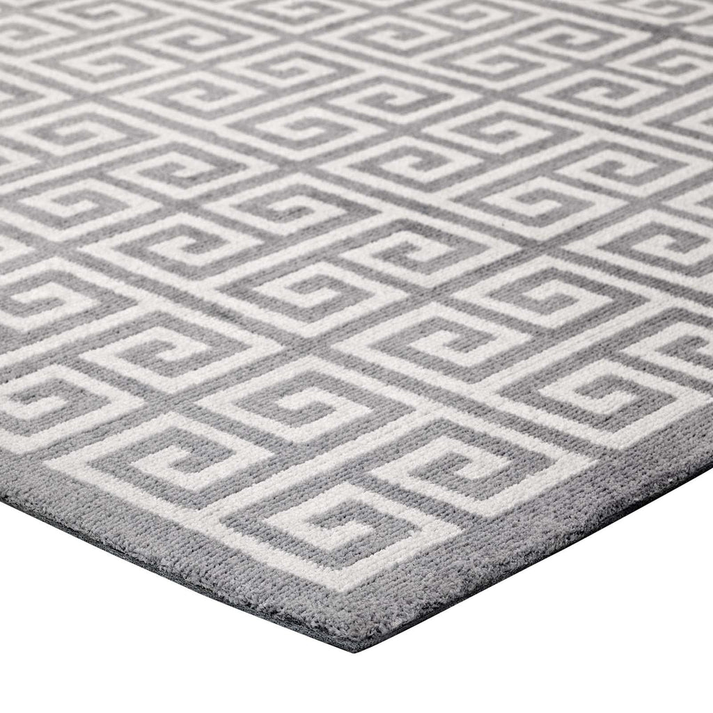 Freydis Greek Key 5x8 Area Rug by Modway