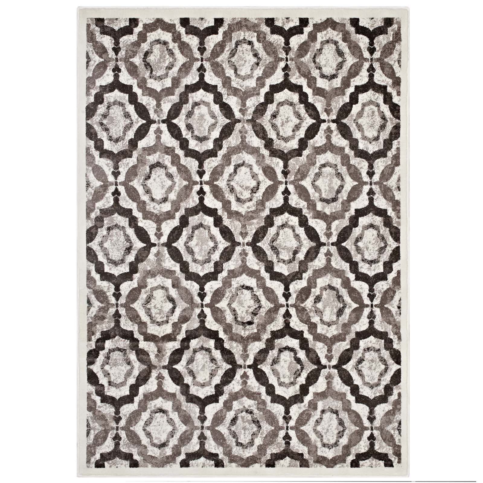 Kalinda Rustic Vintage Moroccan Trellis 8x10 Area Rug by Modway