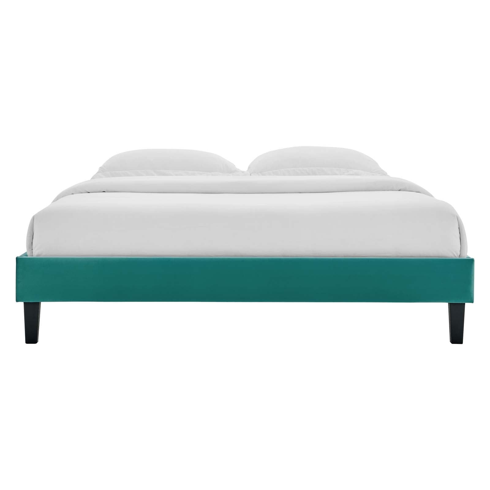Reign Performance Velvet Full Platform Bed Frame by Modway