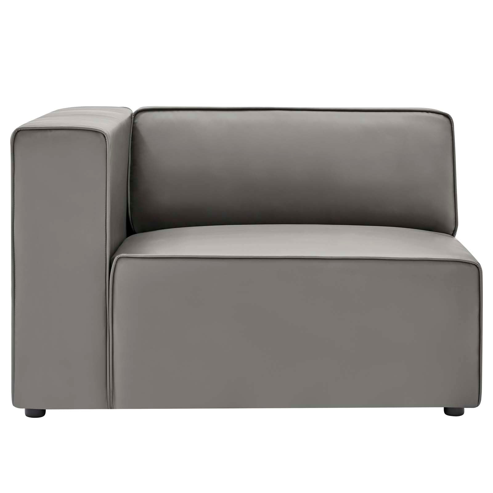 Mingle Vegan Leather Left-Arm Chair by Modway