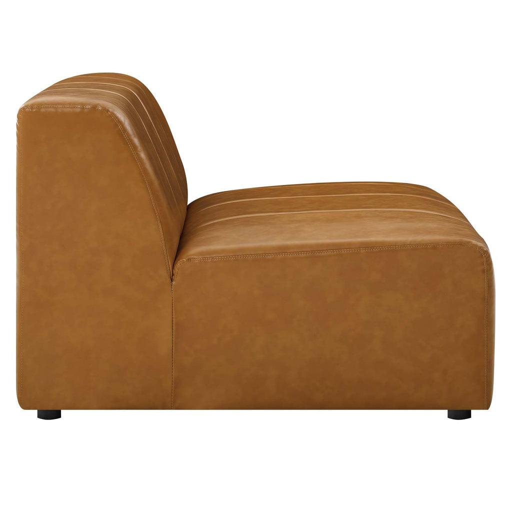 Bartlett 6-Piece Vegan Leather Sectional Sofa by Modway