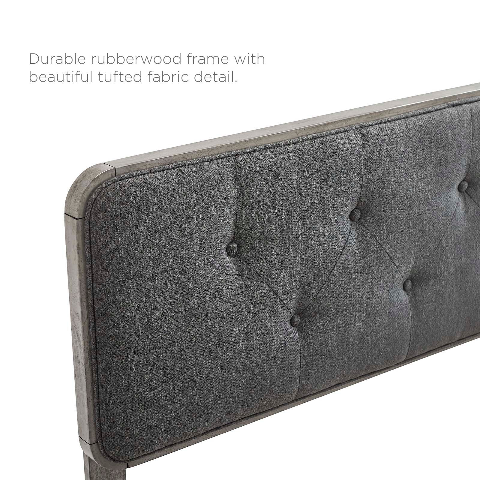 Bridgette Wood King Platform Bed With Angular Frame by Modway