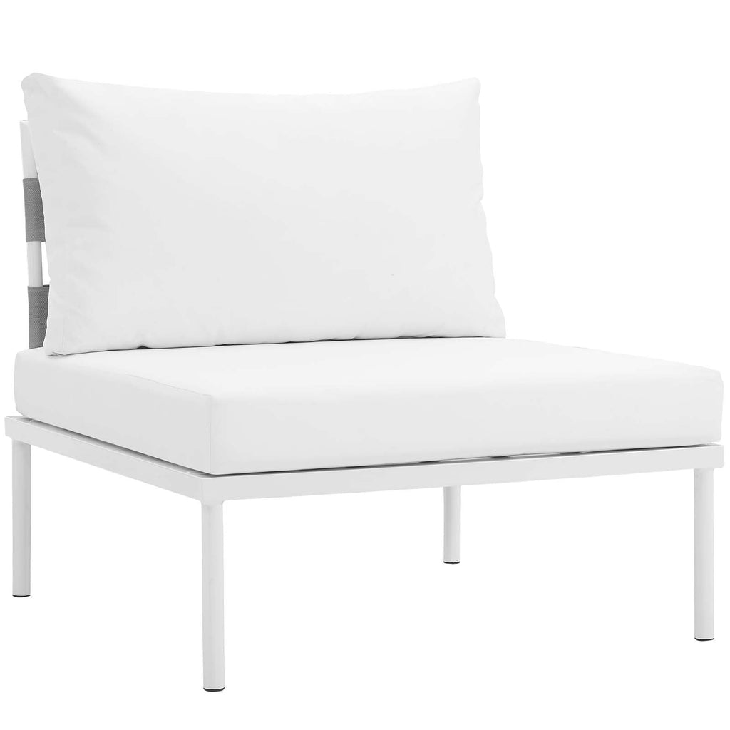 Harmony 7 Piece Outdoor Patio Aluminum Sectional Sofa Set by Modway