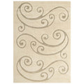 Jubilant Sprout Scrolling Vine Shag 8x10 Area Rug by Modway