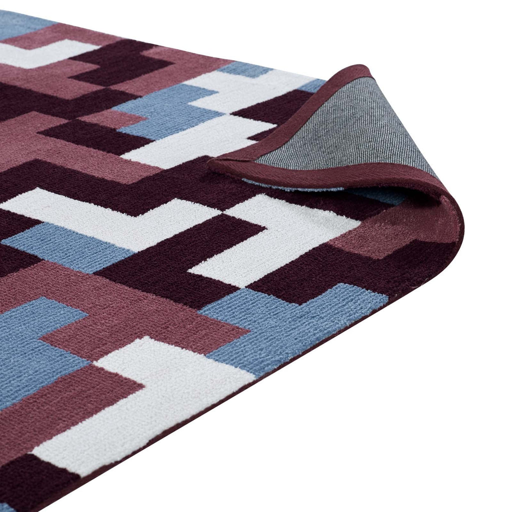 Andela Interlocking Block Mosaic 5x8 Area Rug by Modway