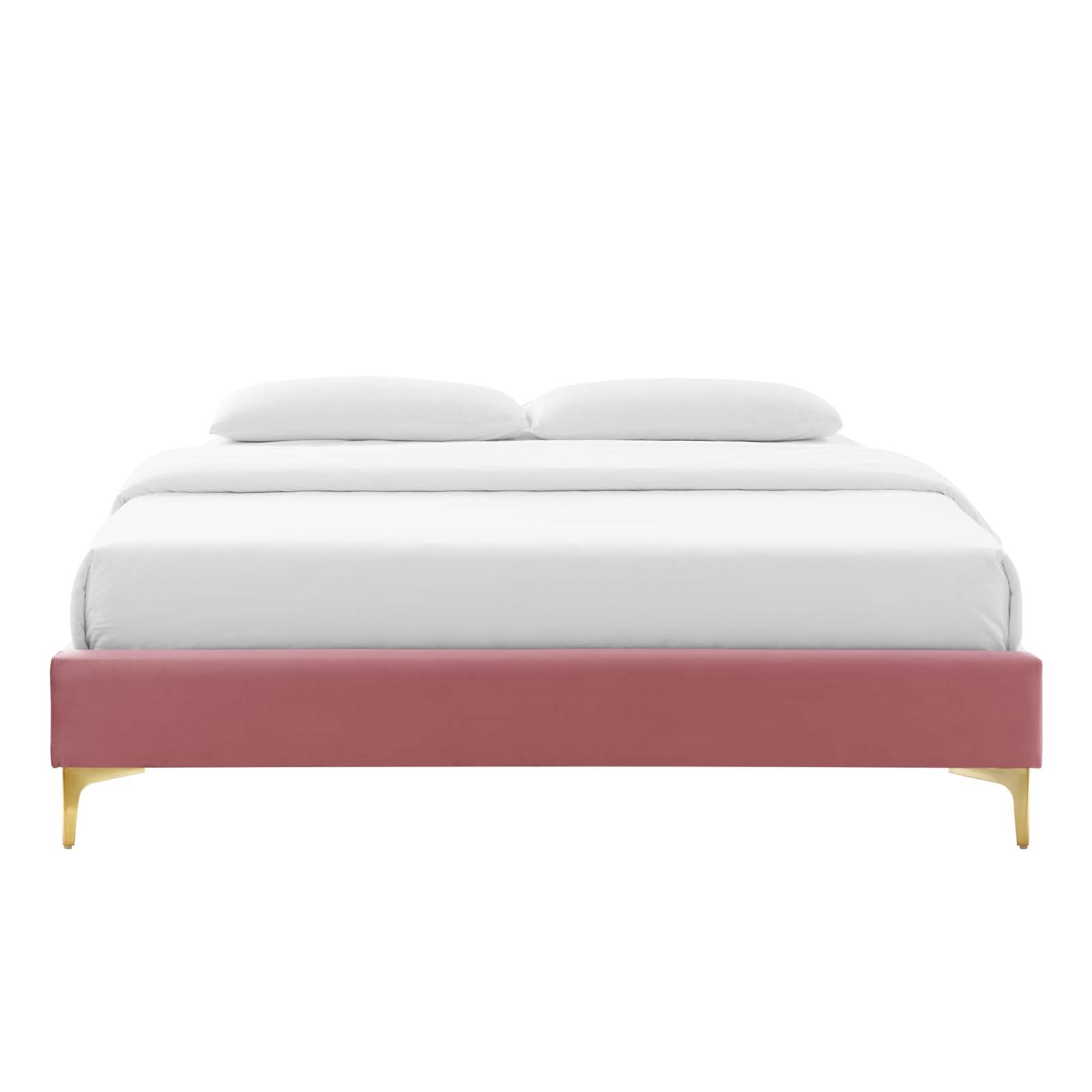 Sutton Performance Velvet King Bed Frame by Modway