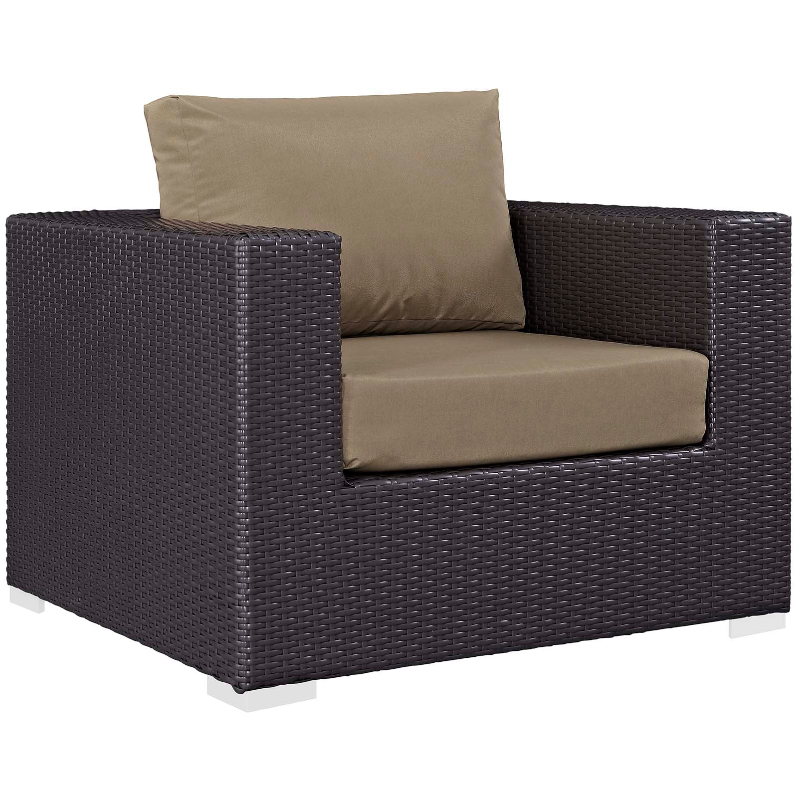 Convene 3 Piece Set Outdoor Patio with Fire Pit by Modway