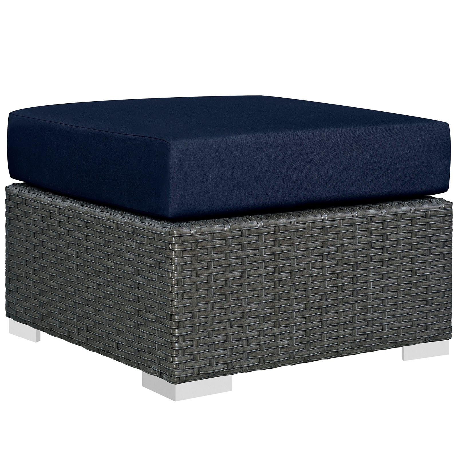 Sojourn Outdoor Patio Sunbrella¨ Ottoman by Modway
