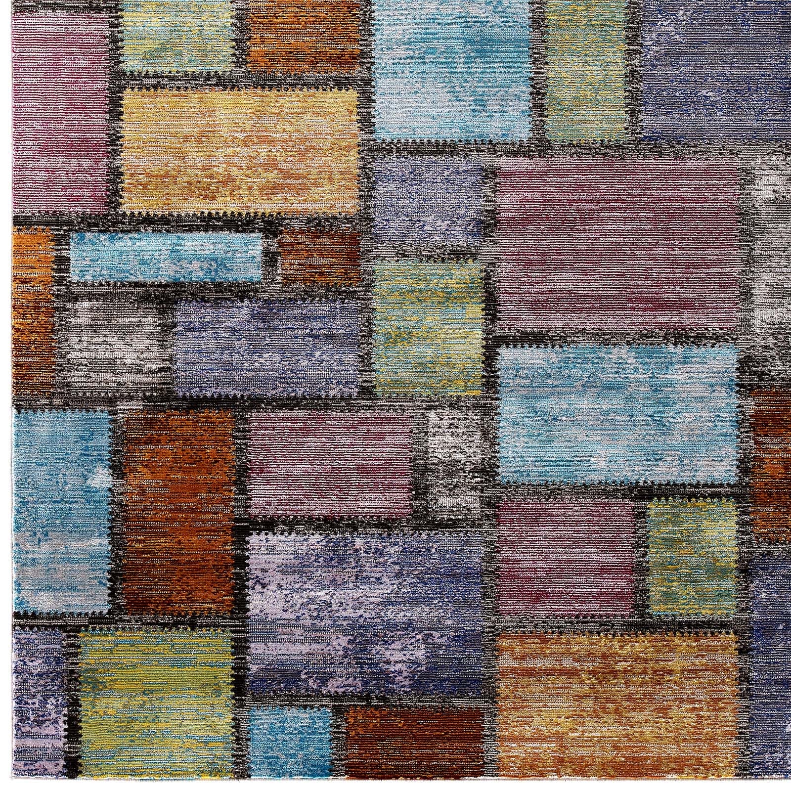 Success Nyssa Abstract Geometric Mosaic 8x10 Area Rug by Modway