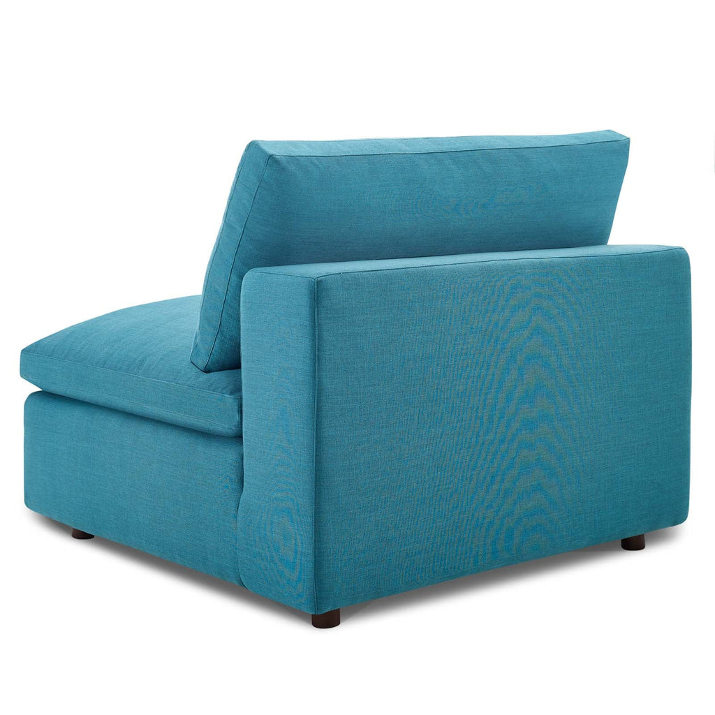 Commix 5-Piece Down Filled Overstuffed Armless Sectional Sofa by Modway