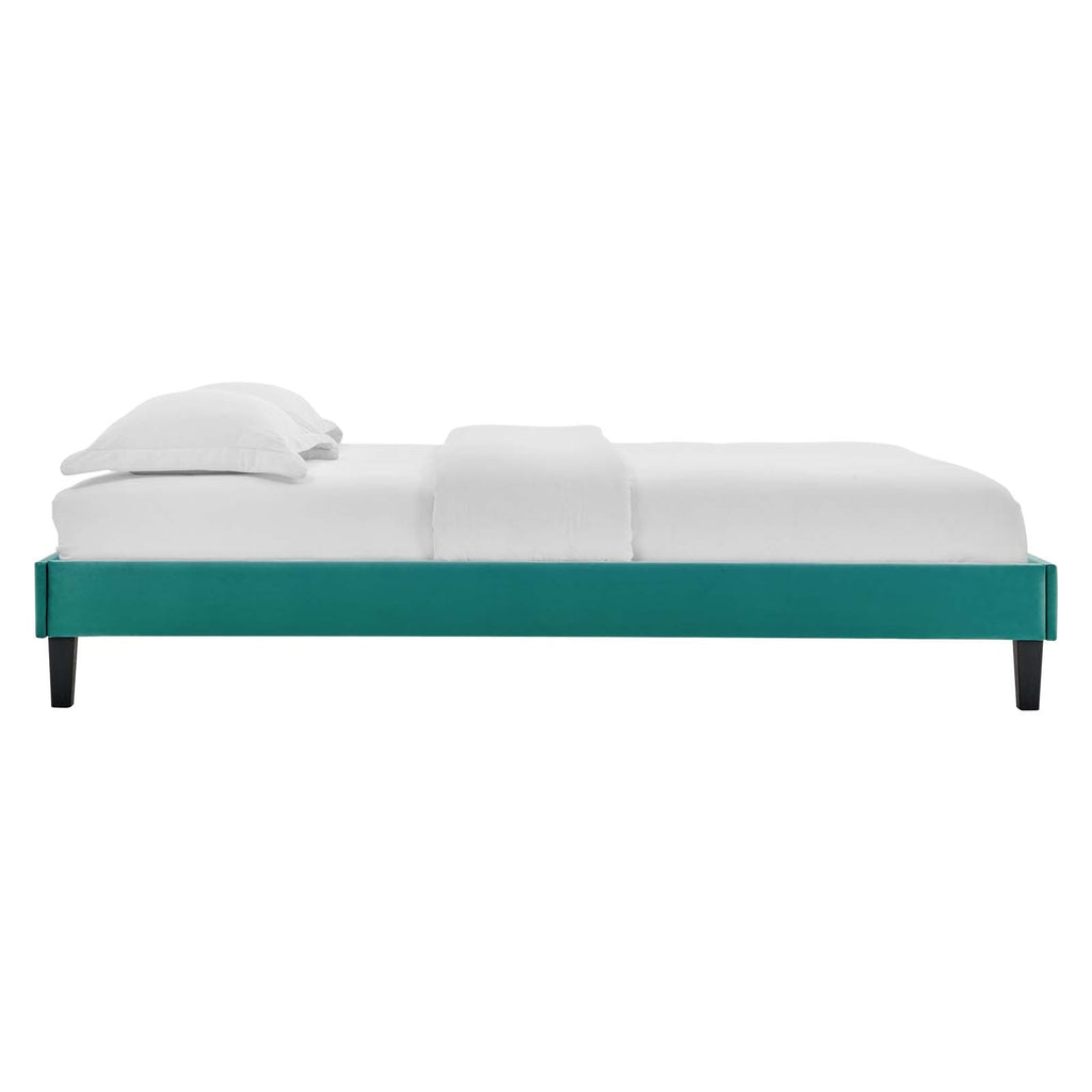 Elise Performance Velvet Twin Platform Bed by Modway