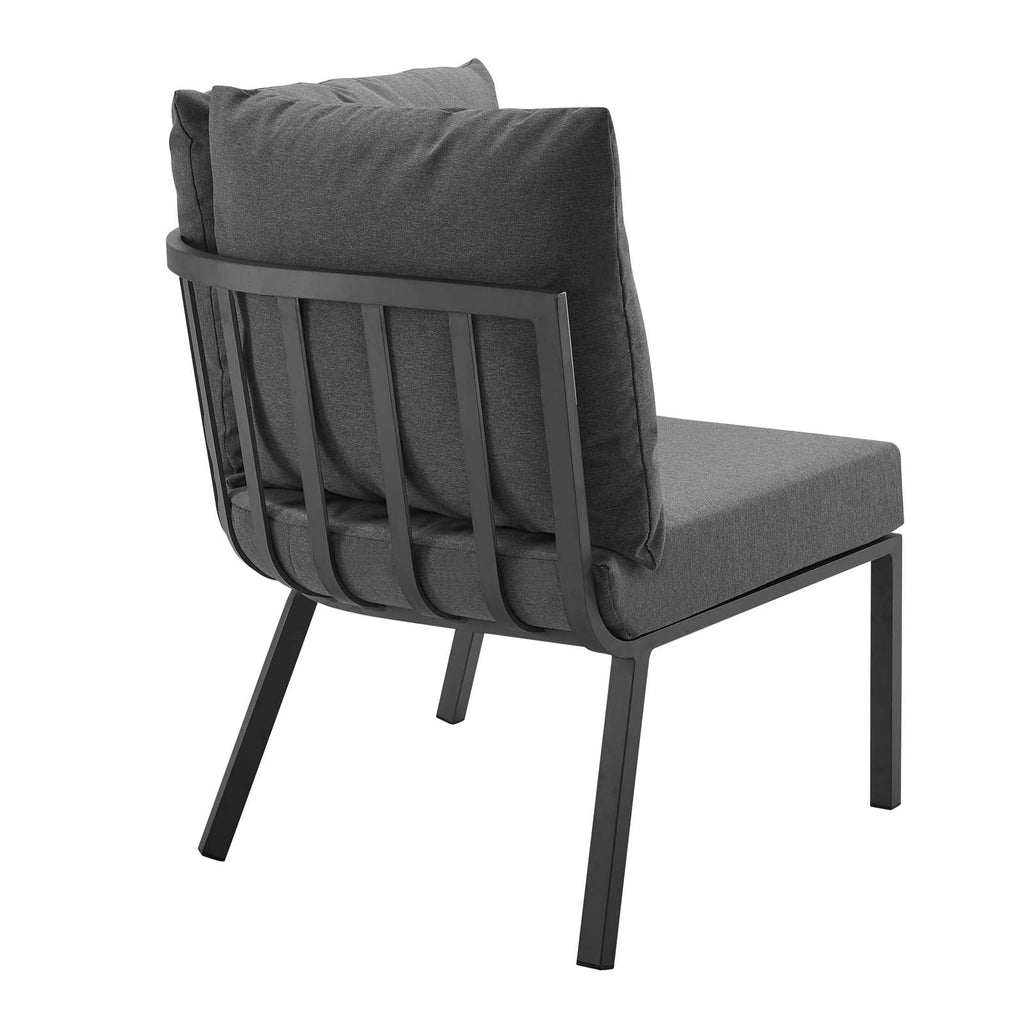 Riverside Outdoor Patio Aluminum Corner Chair by Modway