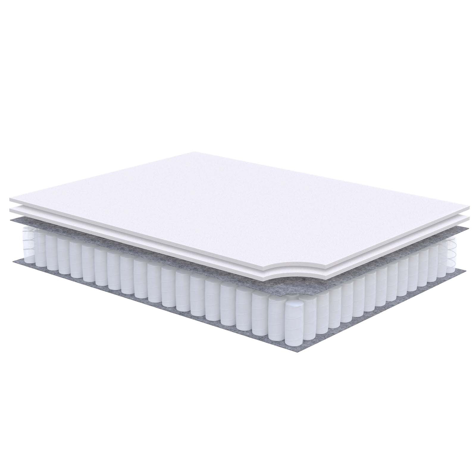 Jenna 10" Innerspring and Foam California King Mattress by Modway