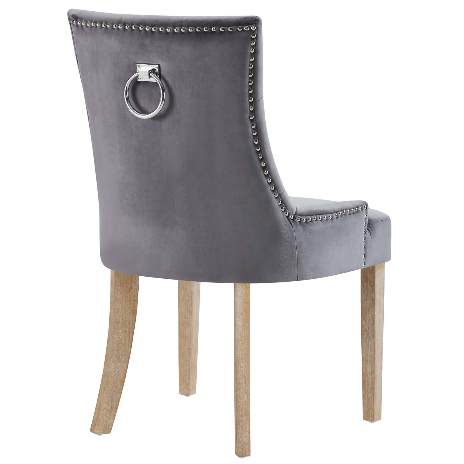 Pose Performance Velvet Dining Chair Set of 2 by Modway